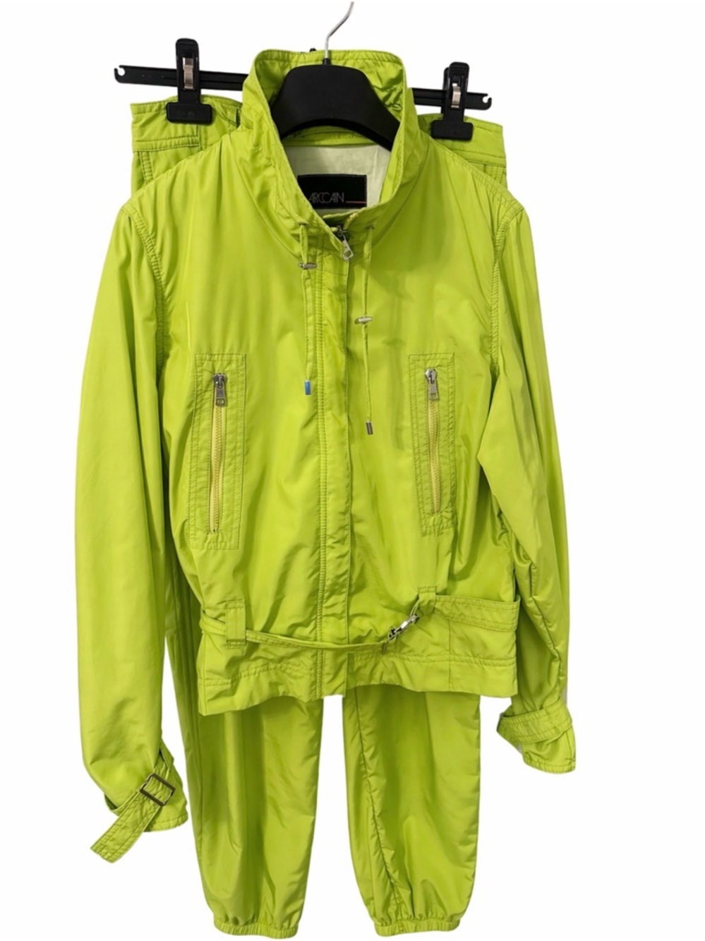 Marc Cain Lime Green Jacket & Pant Set | Size 3